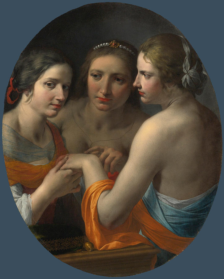 The Three Graces Painting by Giovanni Martinelli