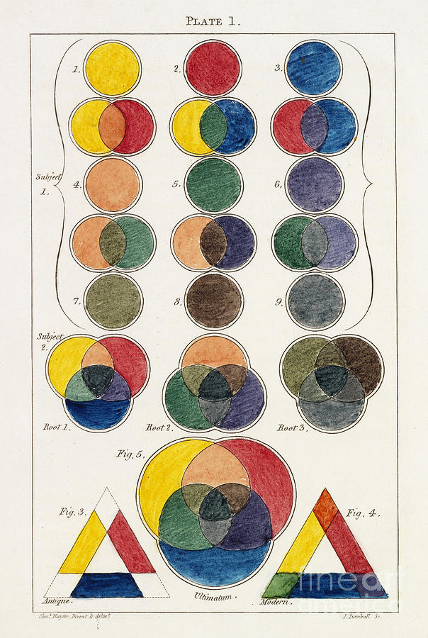 The Three Primitive Colors And Their Photograph by Getty Research Institute