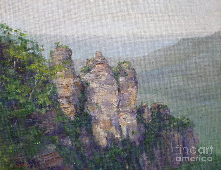 The Three Sisters Painting by Joan Coffey