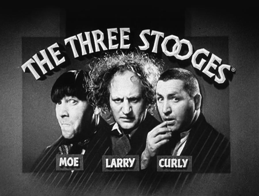 Vintage Digital Art - The Three Stooges Opening Credits by Official Three Stooges