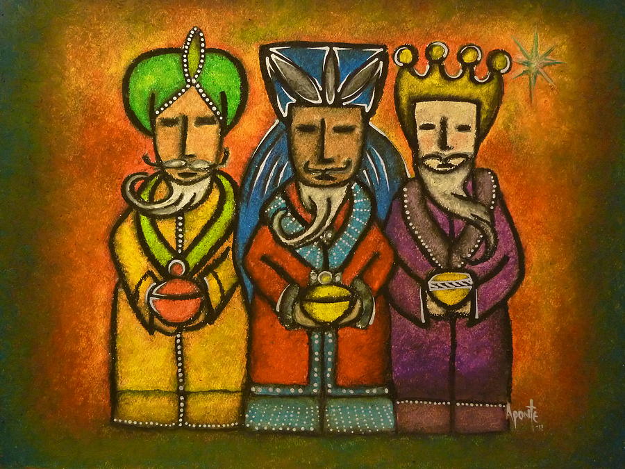 The Three Wise Men Painting by Janice Aponte