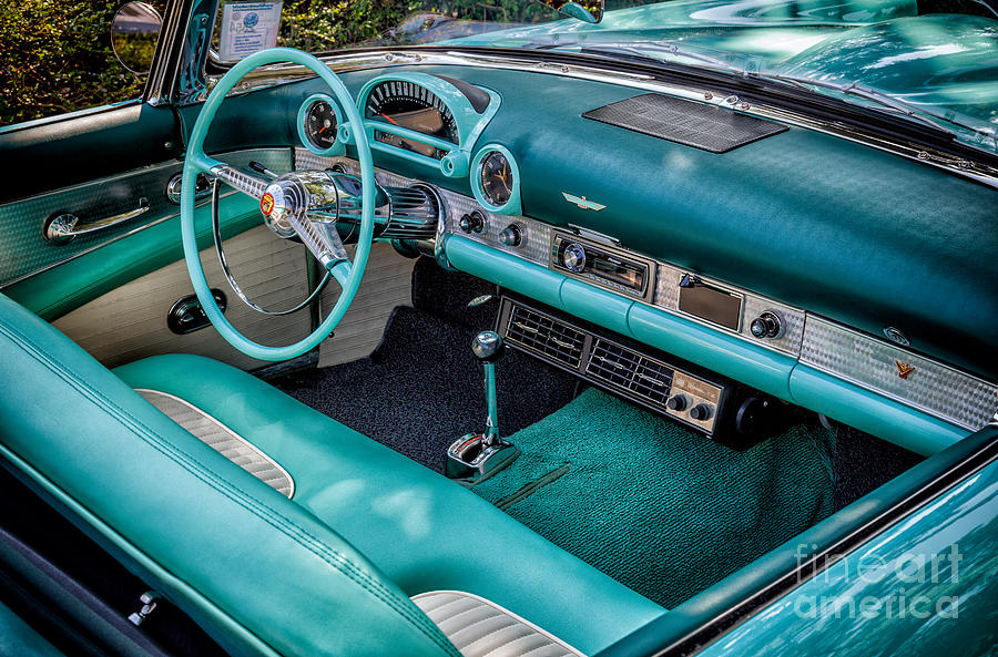 Car Photograph - The Ford Thunderbird by Adrian Evans