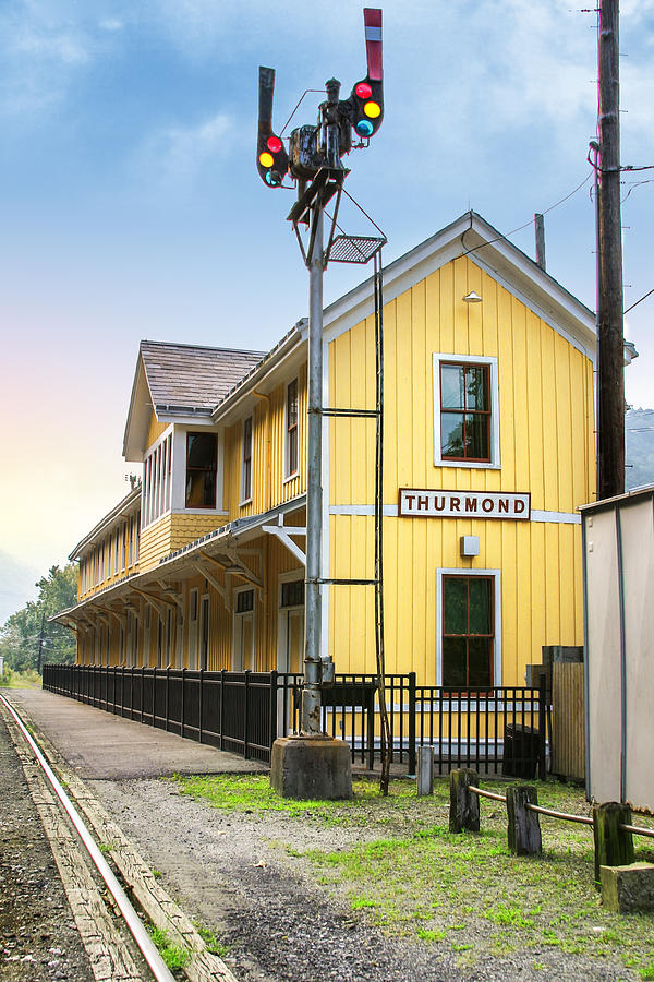 The Thurmond Depot Photograph by Mary Almond