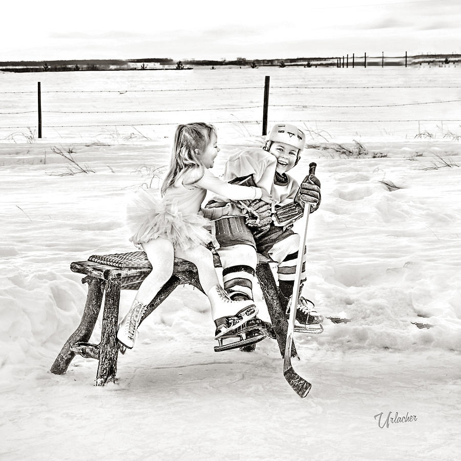 Hockey Gifts Digital Art - The Tickler by Elizabeth Urlacher