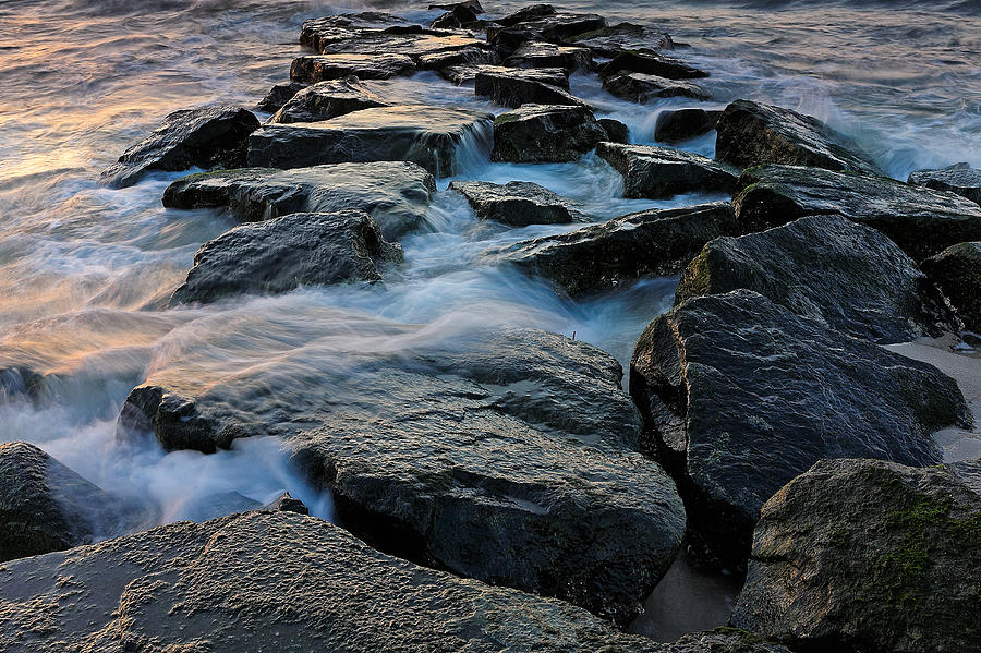 Beach Photograph - The Tide Rolls In by Rick Berk