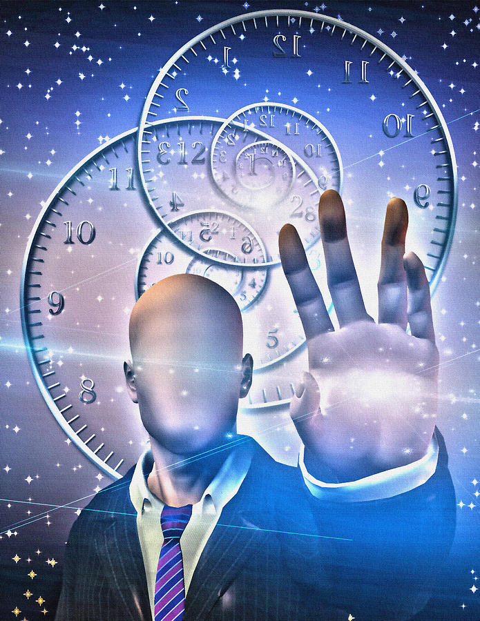 The time keeper Digital Art by Bruce Rolff