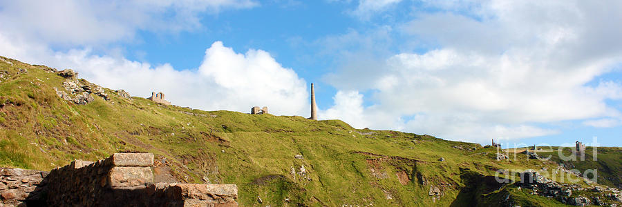 Landscape Photograph - The Tin Mines of Cornwall by Terri Waters