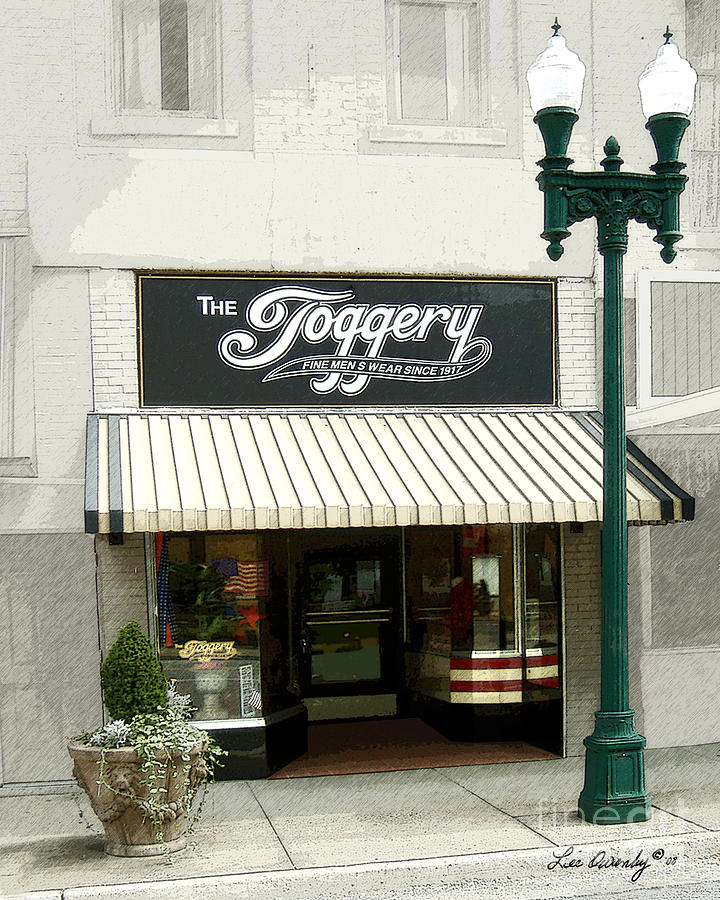 The Toggery Photograph by Lee Owenby