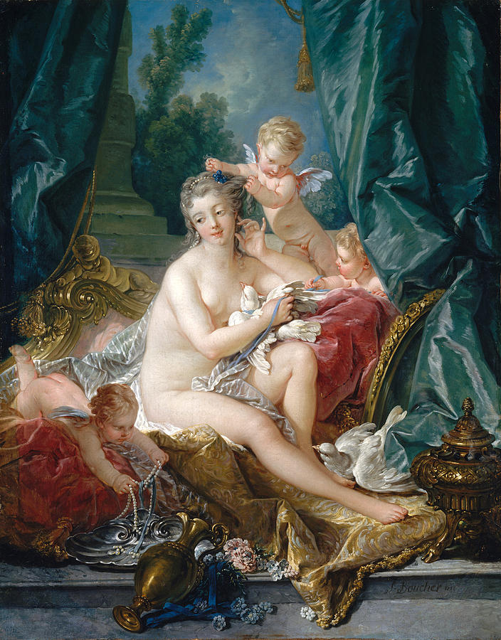The Toilet of Venus Painting by Francois Boucher