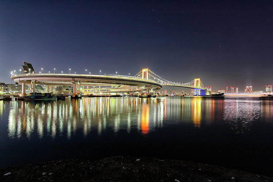 The Tokyo Rainbow Bridge Photograph by I Kadek Wismalana