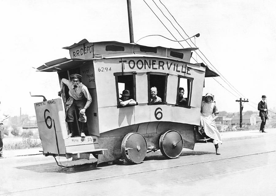 The Toonerville Trolley Photograph by Underwood Archives