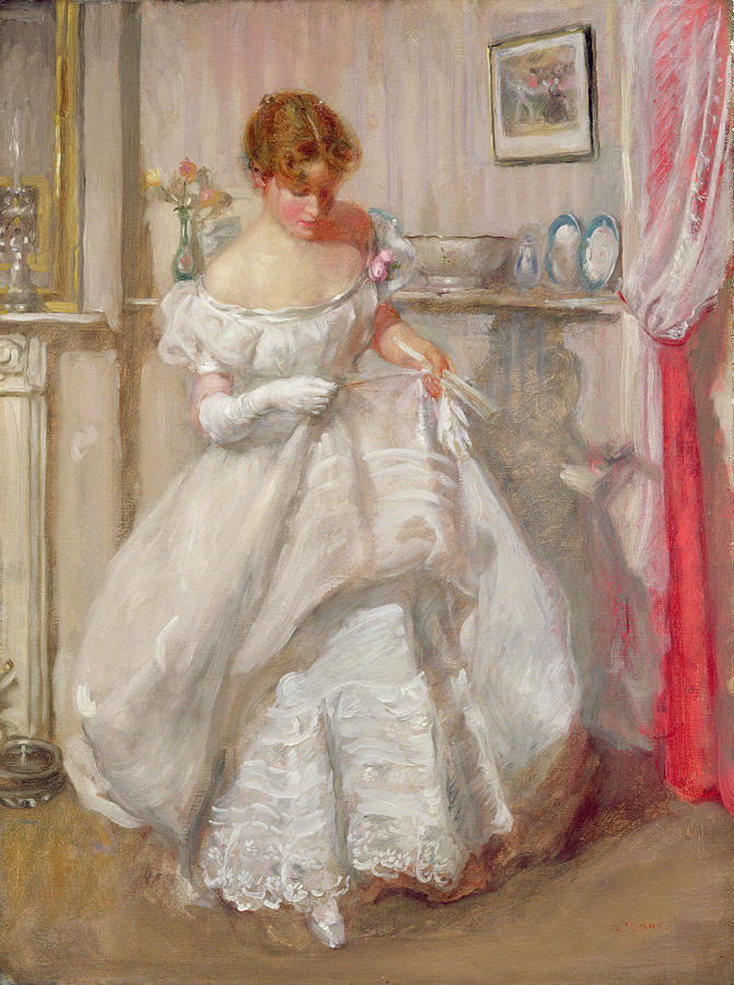 The Torn Gown Painting by Henry Tonks