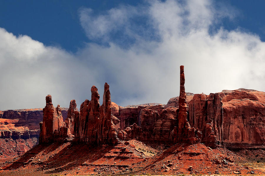 The Totems Monument Valley Photograph by Tom Prendergast