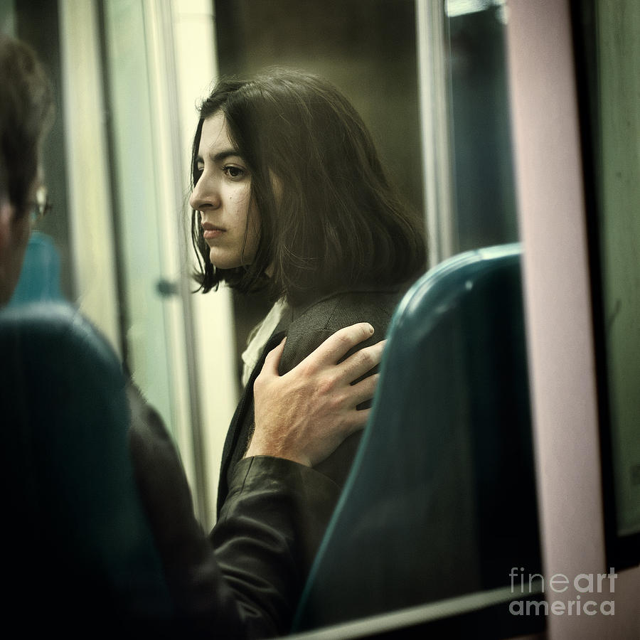Subway Photograph - The touch by Michel Verhoef