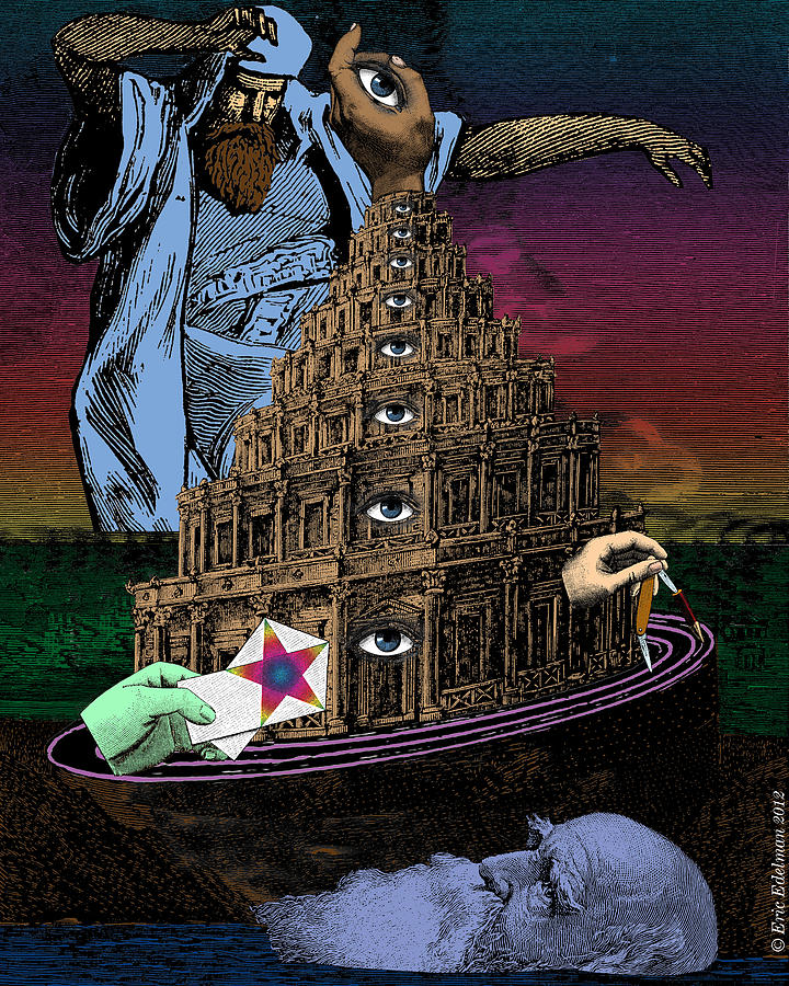 The Tower of Babel Digital Art by Eric Edelman