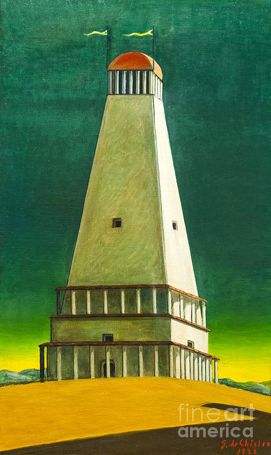 Chirico Photograph - The tower of silence by Giorgio de Chirico by Roberto Morgenthaler