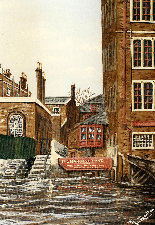 London Painting - The Town of Ramsgate Wapping London by Mackenzie Moulton