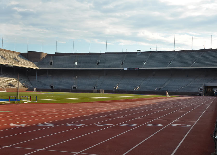 The Track at Franklin Field Photograph by Bill Cannon - Fine Art America