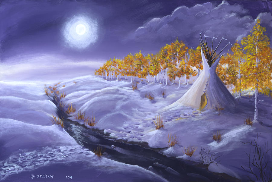 The Trail Home Painting by Jerry McElroy