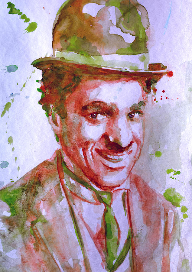 Actor Painting - The Tramp by Laur Iduc