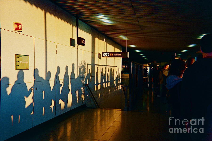 Airport Photograph - The Travelers by France  Art