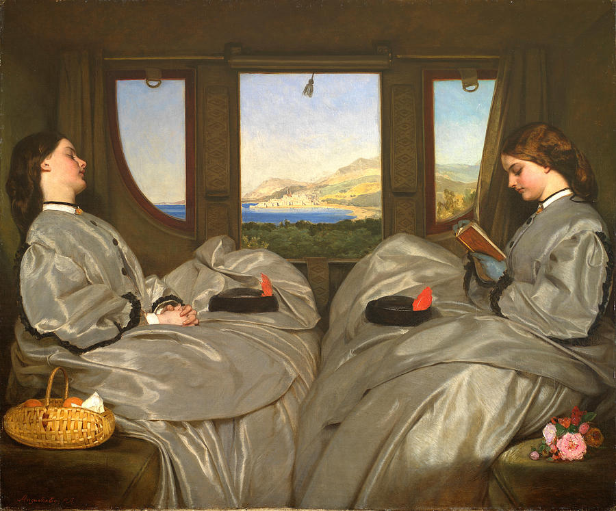 The Travelling Companions Painting by Augustus Leopold Egg