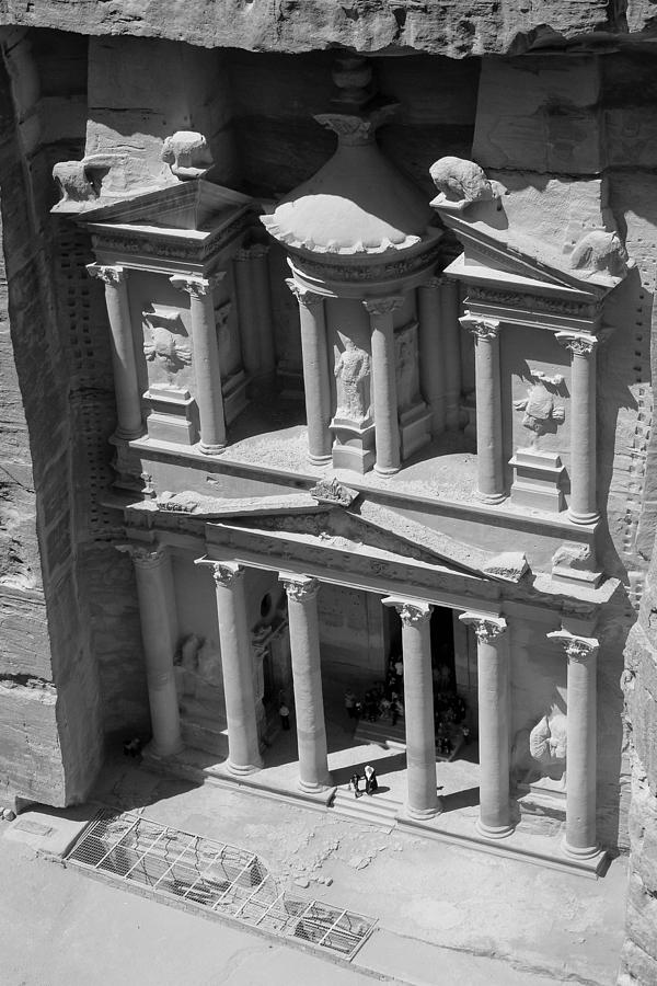 The treasury at Petra Photograph by Paul Cowan