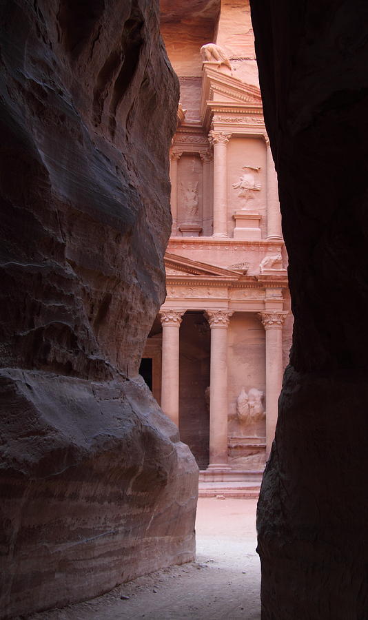 Petra Photograph - The Treasury by Joel Metcalfe