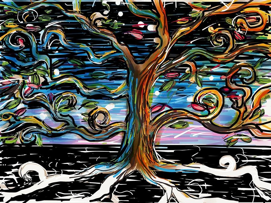 Landscape Painting - The Tree of Life by Devin Hermanson