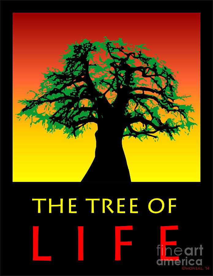 Tree Digital Art - The Tree Of Life by Walter Neal Tree Digital Art - The Tree Of Life by Walter Neal
