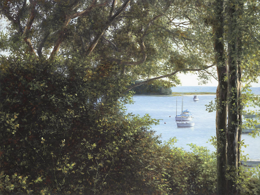 Cape Cod Painting - The Trespasser by Julia OMalley-Keyes Cape Cod Painting - The Trespasser by Julia OMalley-Keyes