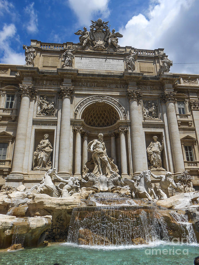 The Trevi Fountain- 2 Photograph by Elizabeth M