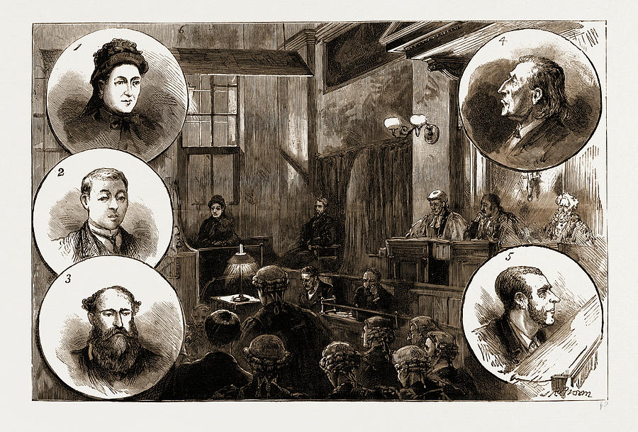 Vintage Drawing - The Trial Of Patrick Odonnell At The Old Bailey by Litz Collection