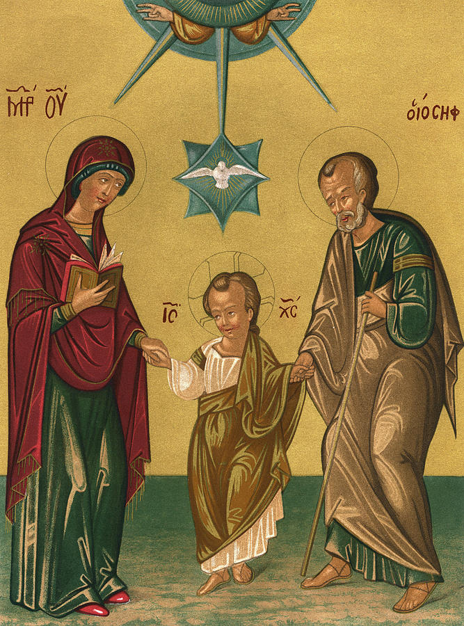 The Trinity Above, Unseen, God Drawing by Mary Evans Picture Library