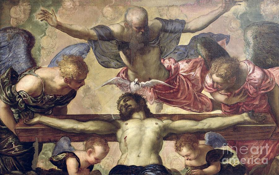 The Trinity Painting by Tintoretto
