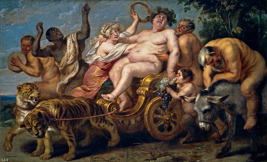 The Triumph of Bacchus Painting by Cornelis de Vos