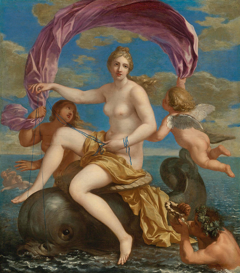 The Triumph of Galatea Painting by Charles Alphonse du Fresnoy