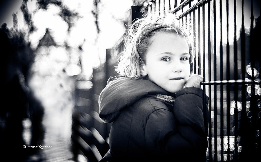 Portrait Photograph - The troubled kid by Stwayne Keubrick