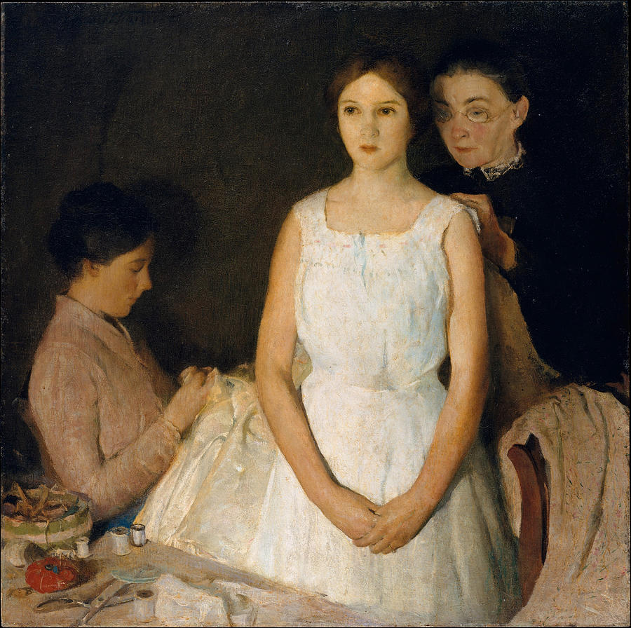 Charles Webster Hawthorne Painting - The Trousseau by Charles Webster Hawthorne
