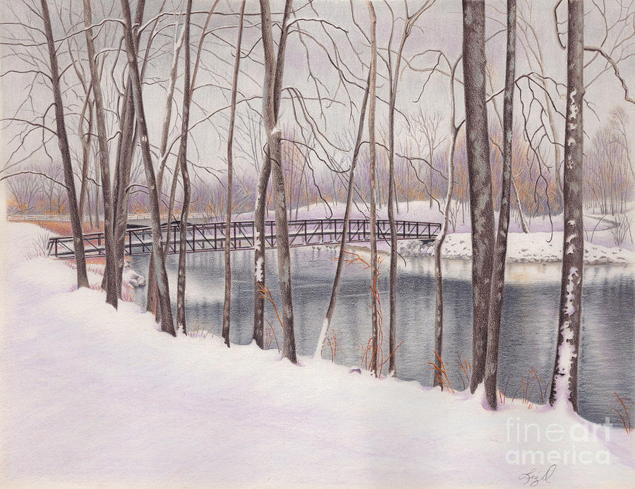The Tulip Tree Bridge in Winter by Elizabeth Dobbs The Tulip Tree Bridge in Winter by Elizabeth Dobbs