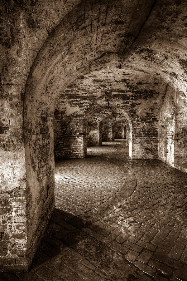 The Tunnels of Fort Pike Photograph by Tim Stanley