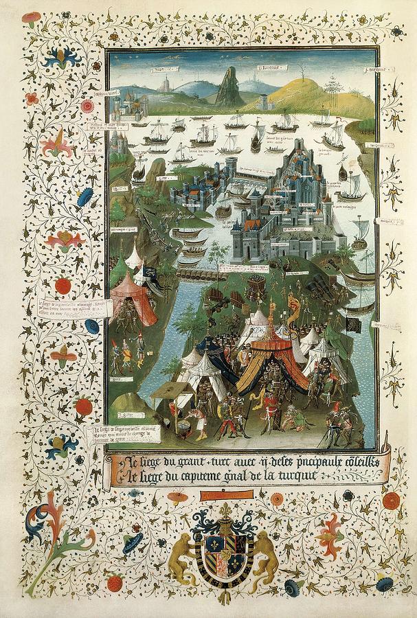 The Turkish Siege Of Constantinople Photograph by Everett