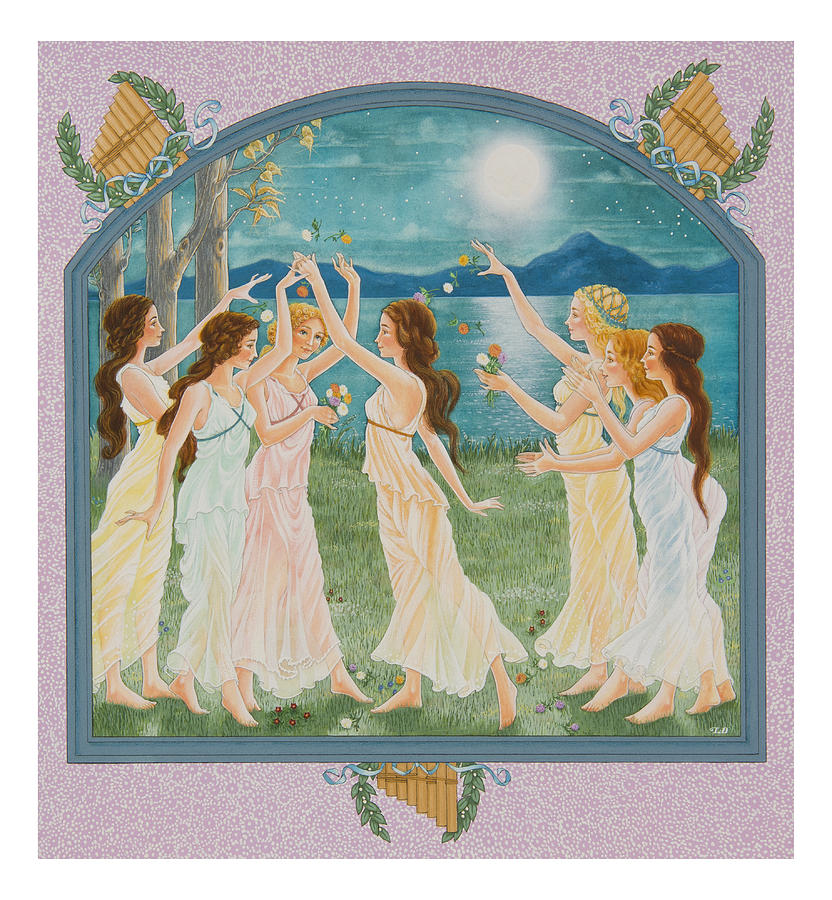 The Twelve Dancing Princesses Painting by Lynn Bywaters
