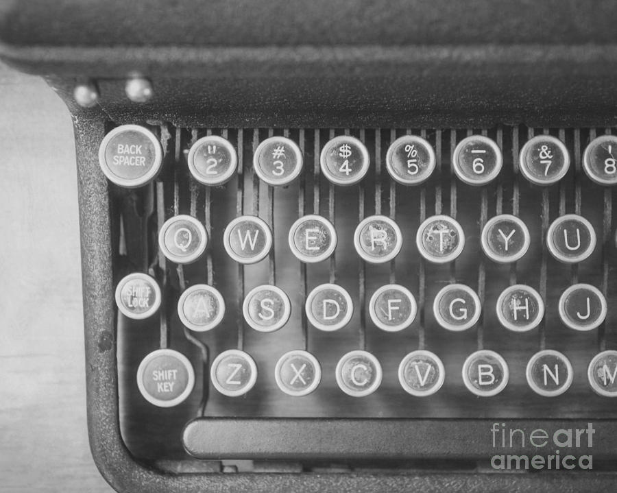 The Typewriter Photograph by Jillian Audrey Photography