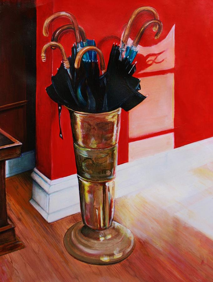 The Umbrella Stand Painting by Jean Cormier