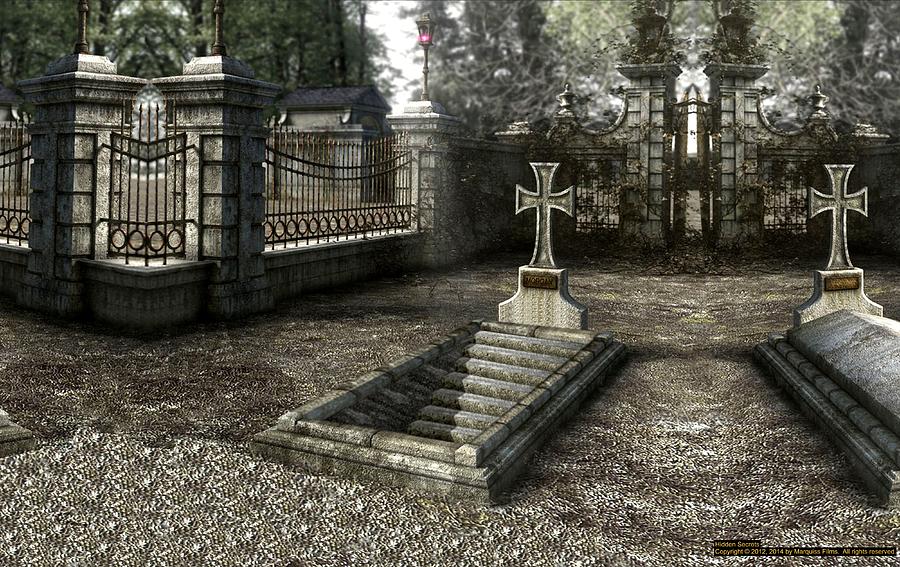 Graves Digital Art - The Un-Grave by Robert Marquiss Graves Digital Art - The Un-Grave by Robert Marquiss