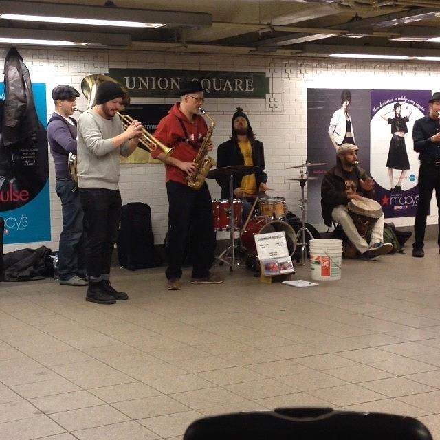 New York City Photograph - The Underground Horns Rockin It At by Nicholas Iverson