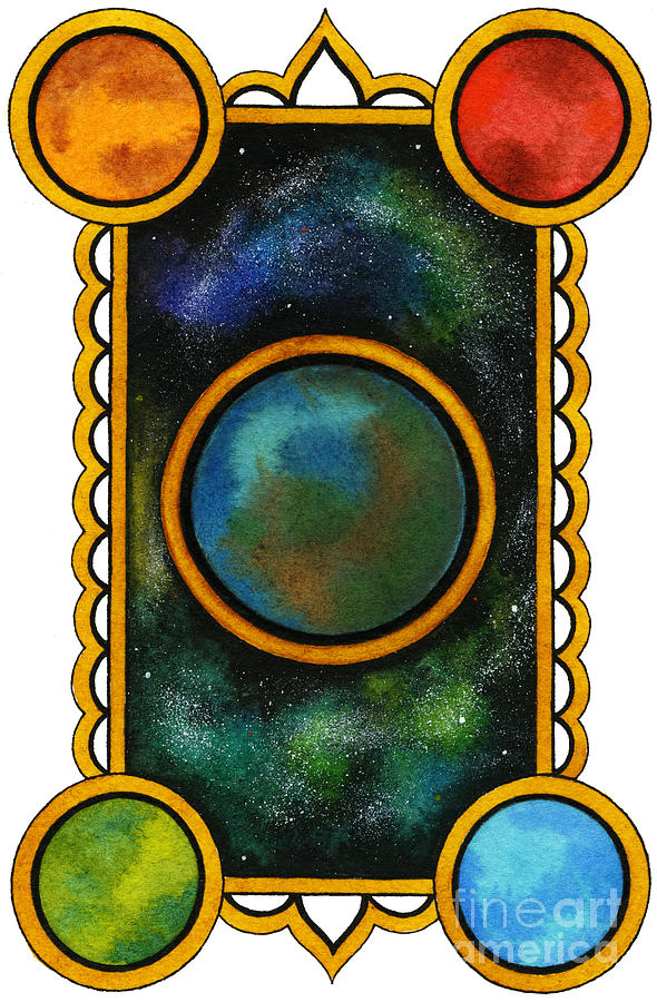 Space Painting - The Universe by Nora Blansett