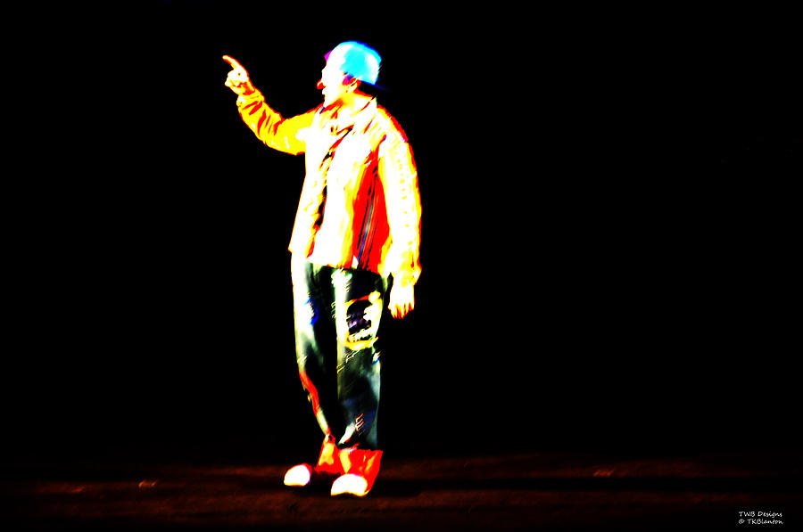 The Unnamed Clown Photograph by Teresa Blanton