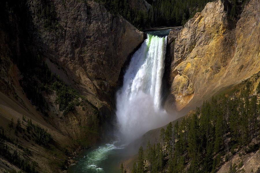 Yellowstone National Park Photograph - The Upper Falls by Terry Horstman
